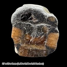 Chiastolite crystal mineral - chiastolite,