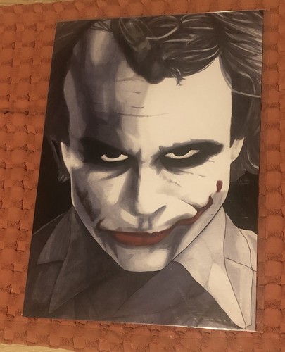 Joker illustrated print - , art