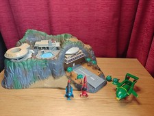 Matchbox Thunderbirds Tracy Island 1992 working sounds with TBs 1-4