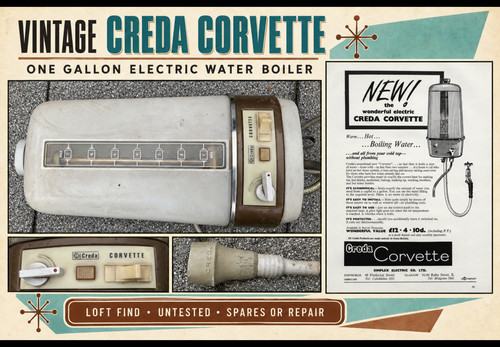 Vintage credа corvette hot - corvette,