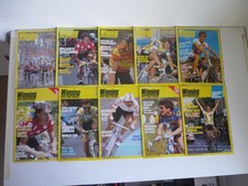 Winning Bicycle Racing Illustrated x 10 Magazines