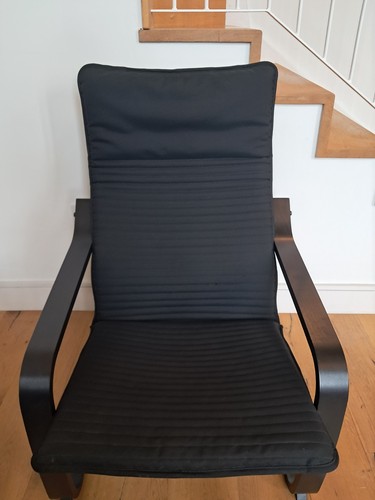Ikea poang armchair black - armchair,