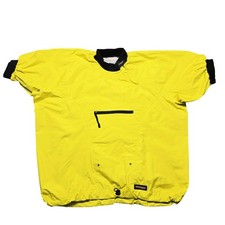 Stohlquist Paddling Jacket Mens XL Yellow Short Sleeve Splash Top Kayak Canoe