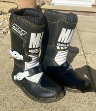 Wulfsport Max Equipe Kids Motocross Boots UK 1, EU 33. VGC Youth Wulf MX