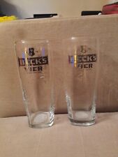 Becks Vier Pint Glass x 2