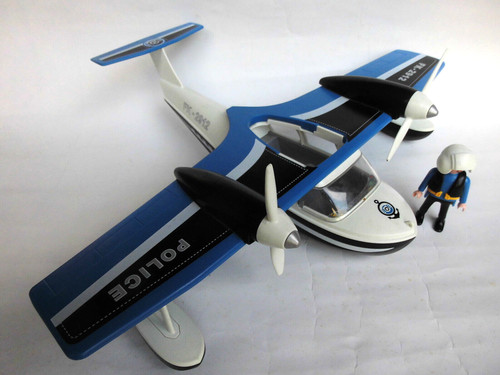 Playmobil police seaplane - police, 9436