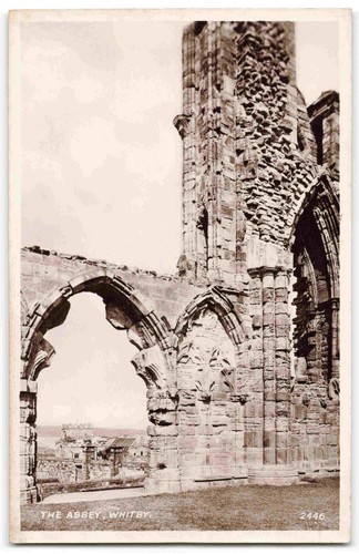 Whitby abbey yorkshire - abbey, curtain