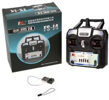 Flysky FS-i4 AFHDS 2A 2.4GHz 4CH Radio System Transmitter fr RC Helicopter+FS-A6