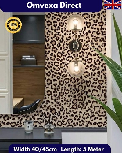 Leopard print self adhesive - leopard,