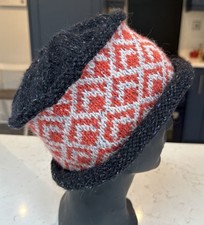 Hand Knitted Roll Brim Hat