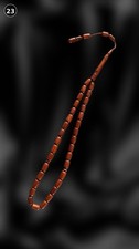 Handmade turkish tesbih - turkish, red