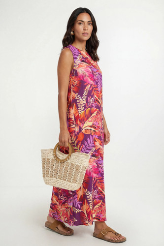 Wallis plum maxi - dress, womens