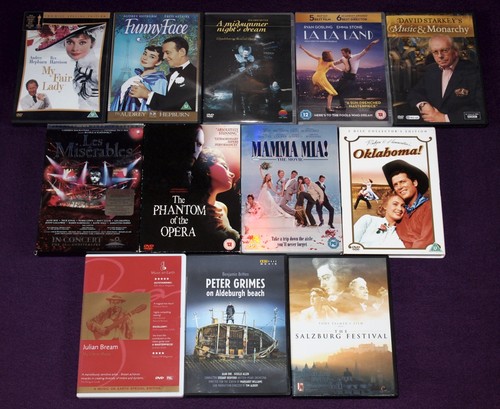 Dvd collection musicals - dvd, 12