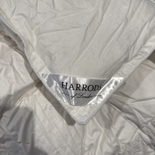 HARRODS OF LONDON White King 90% Hungarian Goose Down Duvet 4.5 Tog RRP £849