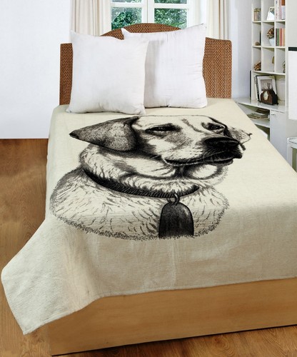 Jacquard chenille tapestry dog - jacquard,