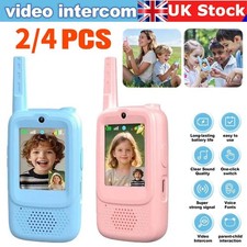 2/4Pack Video Walkie Talkie for Kids Facetime Video Walkie Talkie Camping Hiking