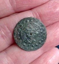 Metal Detecting Finds Medieval Period Hammered Jetton -  Edward II or III 
