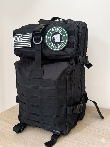 45l tactical backpack black - 45l,