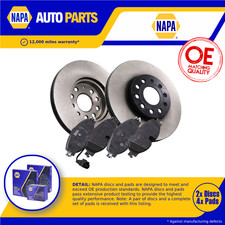 2x Vented Brake Discs and Pads