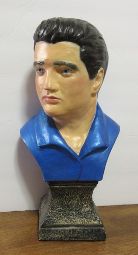 Elvis presley ceramic bust - elvis,