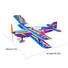 1-DWH E3001 PITTS RC Airplane Aircraft Foam Plane 450mm Wingspan Outdoor WRNU