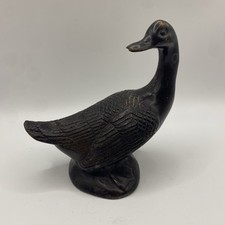 Vintage Bronze Duck Goose
