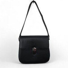 Suzy Smith Handbag Women's Leather City Chic Dark Midnight Blue - Preloved 