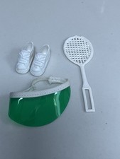 Sindy Sports Time shoes 1983 white tennis trainer racket Pedigree  doll Lots