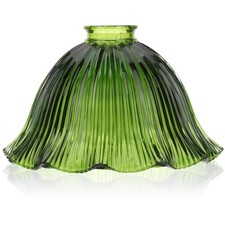 Glass Shade Lamp, Green Floor