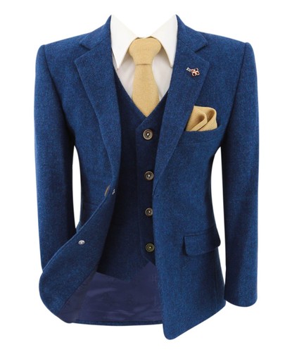 Cavani boys blue tweed - cavani, boys'