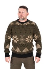 Fox Festive Jumper  Carp Fishing Christmas Warm Sweater - All Sizes