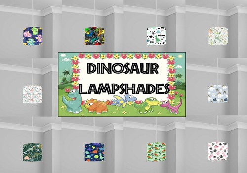 Dinosaur lampshade 20cm 30cm - lampshade,