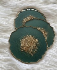 Agate geode style Emerald