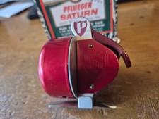 Vintage Pflueger Saturn Model 84 Fishing Reel made in USA Working 60s/ Box, info