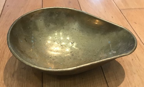 Brass scales pan - scoop, x