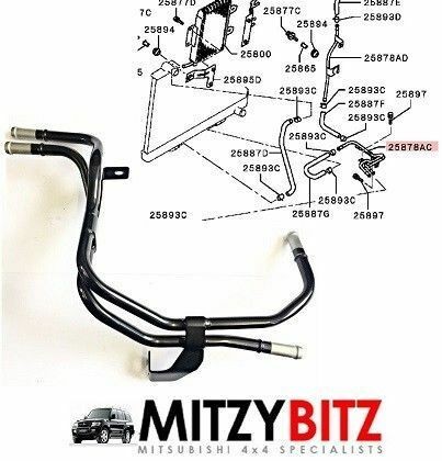 Oil cooler pipes - pipes, for