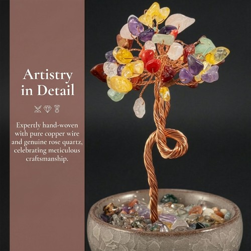 Crystal tree life chakra - 7,