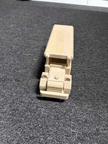 Large wooden toy - bus, truck