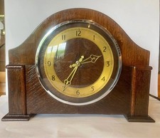 ferranti mantel clock,electric,great condition and works well,restored