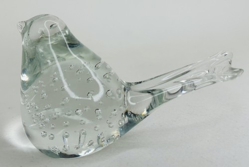 Clear art glass hand blown - art,