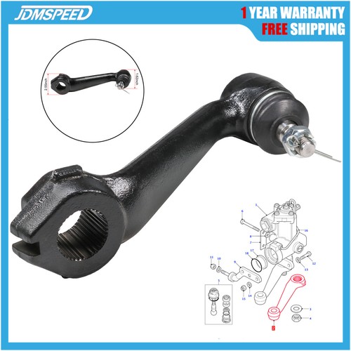Steering box drop arm ball - arm, &