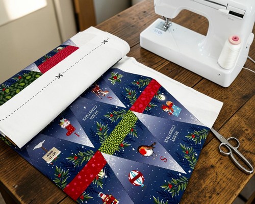 Christmas bunting panel - christmas,