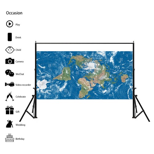 World map poster geography - map,