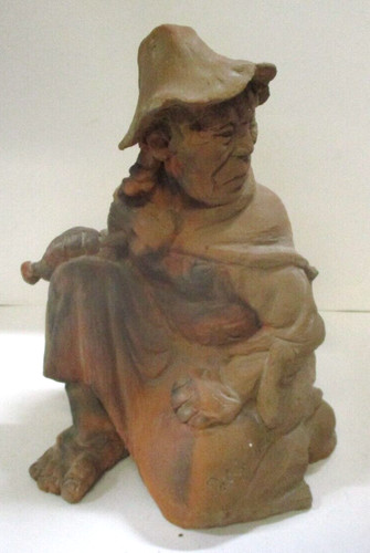 Vintage artisan clay - vintage, sculpture