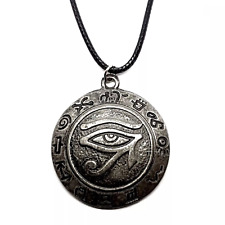 Eye of Horus Pendant Neckalce Udjat Amulet Ethnic Egyptian Corded Jewellery