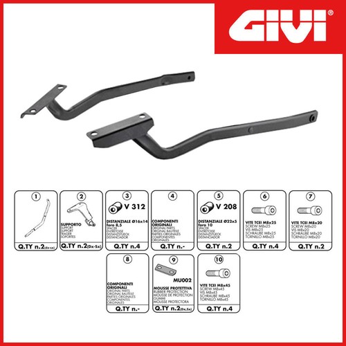 Luggage rack brackets - luggage,