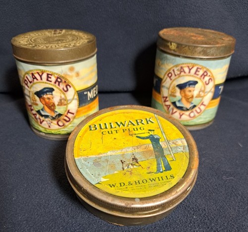 Three vintage tobacco - three,