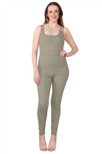Ladies ribbed jumpsuit - ribbed,