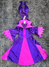 Disney Store Maleficent Costume Outfit Fancy Dress Age 4 up to 104cm