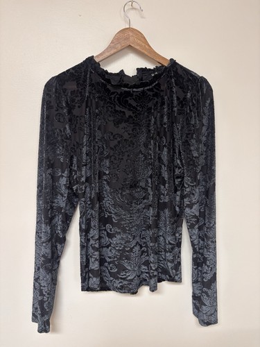 Anthropologie black velvet - anthropologie,